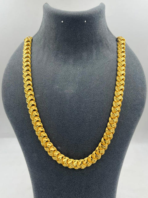 Detailed Gold Coated Chain